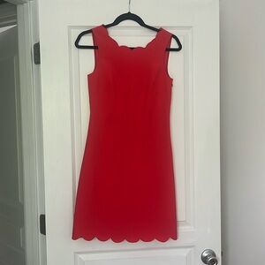 J.crew scalloped dress